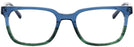 Square Blue Green Seattle Eyeworks 970 Computer Style Progressive View #2
