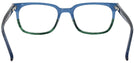 Square Blue Green Seattle Eyeworks 970 Progressive No-Lines View #4