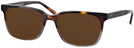Square Havana Grey Seattle Eyeworks 971L Progressive No Line Reading Sunglasses View #1
