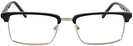 Rectangle Black Seattle Eyeworks 976 Progressive No-Lines View #2