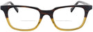 Square Gradient Brown Seattle Eyeworks 977 Bifocal View #2