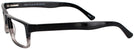 Rectangle Black Quartz Seattle Eyeworks 927 Single Vision Full Frame View #3