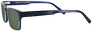Square Black/Blue Pinstripe Seattle Eyeworks 945 Progressive No Line Reading Sunglasses View #3