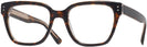 Square Dark Tortoise Seattle Eyeworks 981 Single Vision Full Frame View #1