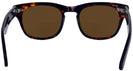 Square Demi Amber Shuron Sidewinder 48 Bifocal Reading Sunglasses View #4