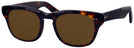 Square Demi Amber Shuron Sidewinder 48 Bifocal Reading Sunglasses View #1