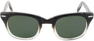 Wayfarer Black Fade Shuron Freeway 48 (Women&#39;s Average Fit) Bifocal Reading Sunglasses View #2