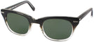 Wayfarer Black Fade Shuron Freeway 48 (Women&#39;s Average Fit) Bifocal Reading Sunglasses View #1