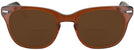 Wayfarer Brown Smoke Shuron Freeway 52 (Men&#39;s Average Fit) Bifocal Reading Sunglasses View #2