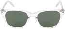 Wayfarer Crystal Shuron Freeway 54 (Mens XL Fit) Bifocal Reading Sunglasses View #2