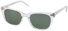 Wayfarer Crystal Shuron Freeway 54 (Mens XL Fit) Bifocal Reading Sunglasses View #1
