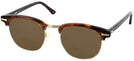 ClubMaster Tortoise Shuron Ronsir 52 (Mens XL Fit) Bifocal Reading Sunglasses View #1