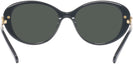 Oval Black Swarovski 2001 Progressive No Line Reading Sunglasses View #4