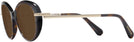 Oval Dark Havana Swarovski 2001 Progressive No Line Reading Sunglasses View #3