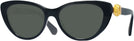 Cat Eye Black Swarovski 2005 Progressive No Line Reading Sunglasses View #1