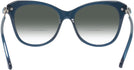 Butterfly Blue Transparent Swarovski 2012 w/ Gradient Bifocal Reading Sunglasses View #4