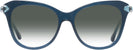Butterfly Blue Transparent Swarovski 2012 w/ Gradient Progressive No-Line Reading Sunglasses View #2