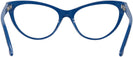 Cat Eye Blue Crystal Swarovski 5174 Computer Style Progressive View #4