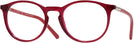 Round Red Swarovski 5217 Computer Style Progressive View #1