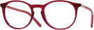 Round Red Swarovski 5217 Single Vision Full Frame View #1