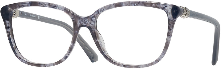 Square Grey Swarovski 5242 Single Vision Full Frame View #1