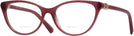 Cat Eye Shiny Pink Swarovski 5244 Bifocal View #1
