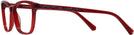 Square Shiny Red Swarovski 5265 Single Vision Full Frame View #3