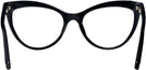 Cat Eye Shiny Black Swarovski 5268 Progressive No-Lines View #4