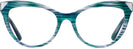 Cat Eye Turquoise Swarovski 5268 Progressive No-Lines View #2