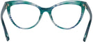 Cat Eye Turquoise Swarovski 5268 Progressive No-Lines View #4