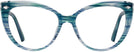 Cat Eye Turquoise Swarovski 5270 Computer Style Progressive View #2