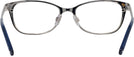 Cat Eye Shiny Palladium Swarovski 5277 Single Vision Full Frame View #4