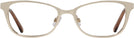 Cat Eye Gold Swarovski 5277 Single Vision Full Frame View #2