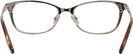 Cat Eye Gold Swarovski 5277 Single Vision Full Frame View #4