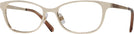Cat Eye Gold Swarovski 5277 Single Vision Full Frame View #1