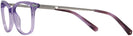 Square Shiny Violet Swarovski 5284 Single Vision Full Frame View #3