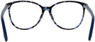 Oversized,Round,Wayfarer Blue Havana Swarovski 5301 Progressive No-Lines View #4