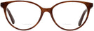 Oval Light Brown Swarovski 5302 Bifocal View #2