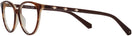 Oval Light Brown Swarovski 5302 Single Vision Full Frame View #3