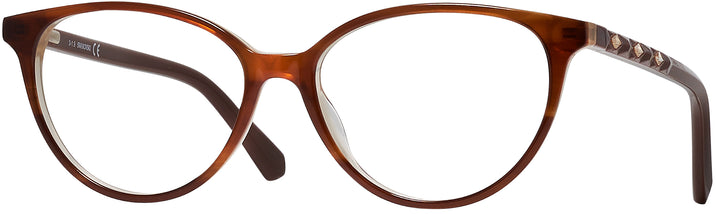 Oval Light Brown Swarovski 5302 Progressive No-Lines View #1