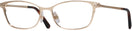 Rectangle Pale Gold Swarovski 5318 Progressive No-Lines View #1