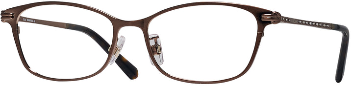 Rectangle Bronze Swarovski 5318F Progressive No Line Bifocal View #1