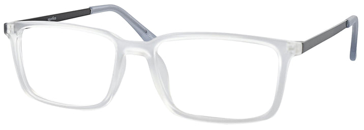 Rectangle Matte Crystal Twenty Twenty Single Vision Full Frame View #1