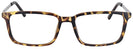 Rectangle Matte Tortoise Twenty Twenty Single Vision Full Frame View #2