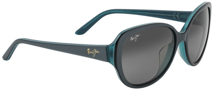  Blue Grey w/ Teal/Grey Lens Maui Jim Swept Away 733 View #1