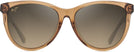 Cat Eye Trans Cinnamon/HCL Lens Maui Jim Glory Glory 833 View #2