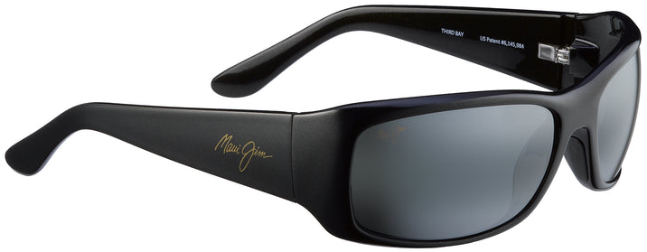  Black Gold/Grey Lens Maui Jim Third Bay 268 View #1