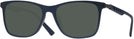 Square Navy Lamborghini 309S Progressive No Line Reading Sunglasses View #1