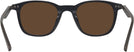 Square Brown Lamborghini 310S Progressive No Line Reading Sunglasses View #4