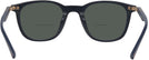 Square Navy Lamborghini 310S Bifocal Reading Sunglasses View #4
